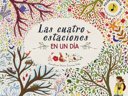 Libro Las Cuatro Estaciones En Un Día: Sigue a Anabel y a su perro Chispa mientras viajan por la primavera, el verano, e