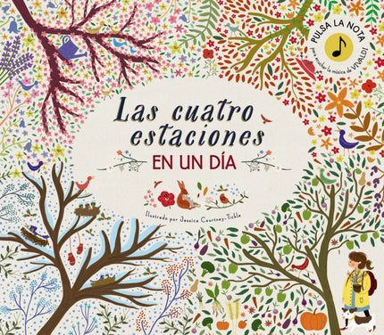 Libro Las Cuatro Estaciones En Un Día: Sigue a Anabel y a su perro Chispa mientras viajan por la primavera, el verano, e