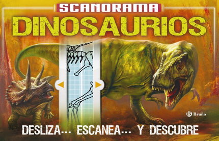 Libro Dinosaurios: Los escáneres interactivos proporcionan una visión de rayos X del funcionamiento interno de algunos d