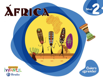 Libro Quiero Aprender 2: áfrica  4 Años 2016: .