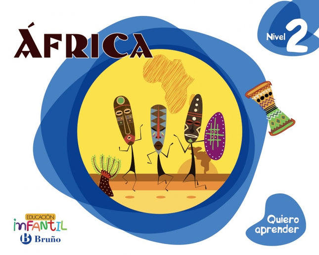 Libro Quiero Aprender 2: áfrica  4 Años 2016: .