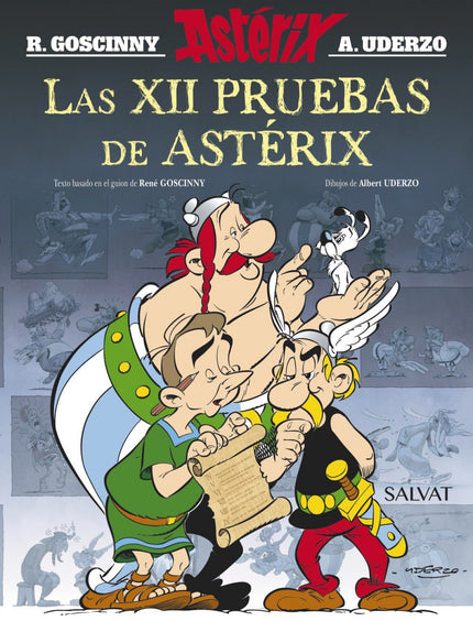 Libro Las Xii Pruebas De Astérix: Julio César quiere acabar con la irreductible aldea gala que se le resiste desde hace 