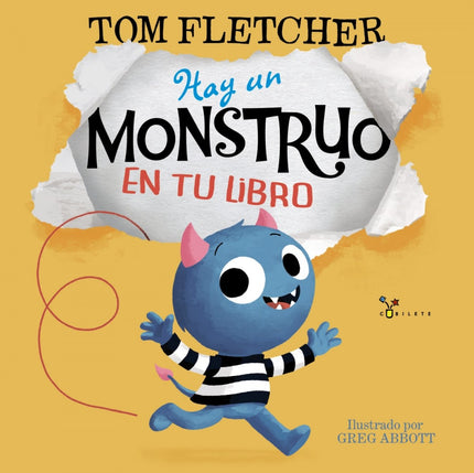 Libro Hay Un Monstruo En Tu Libro: Un original álbum que invita a los niños a girarlo, a sacudirlo, a soplar, a hacerle 