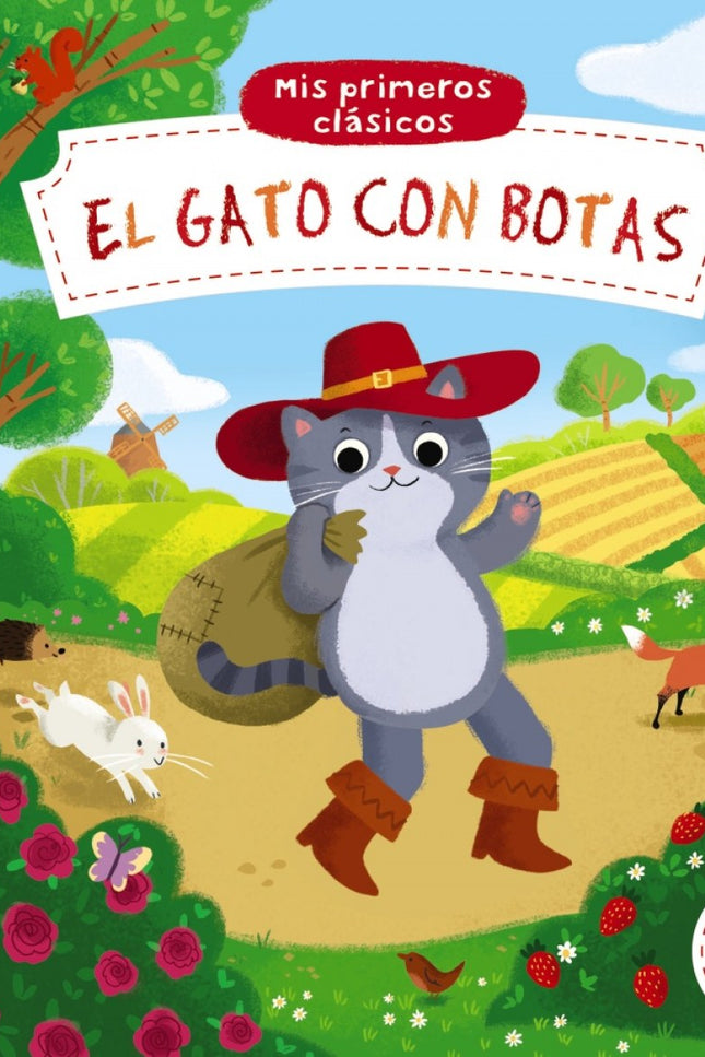 Libro El Gato Con Botas: Una divertida adaptación, con lengüetas y piezas móviles, para que los más pequeños disfruten de su primer libro de ' El gato con botas ' .
