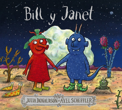 Libro Bill Y Janet: En un lejano planeta viven los coloraditos, que son color rojo, y los azulones, de color azul. Los coloraditos y los azulones no se llevan bien y nunca juegan juntos, pero ¿qué ocurriría si una joven coloradita y un joven azulón se enamoraran?