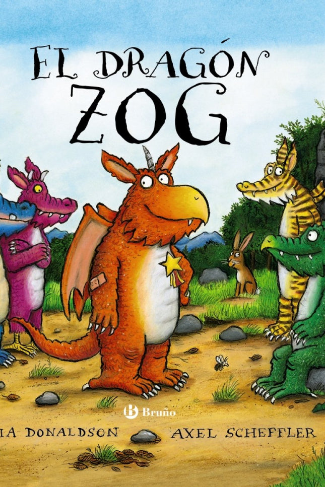 Libro El Dragón Zog: De los creadores de EL GRÚFALO:  ' De toda la clase, Zog era el más aplicado, porque quería una estrella de color dorado ' . Para conseguirla, el dragón aprenderá a volar, a quemar, a rugir...