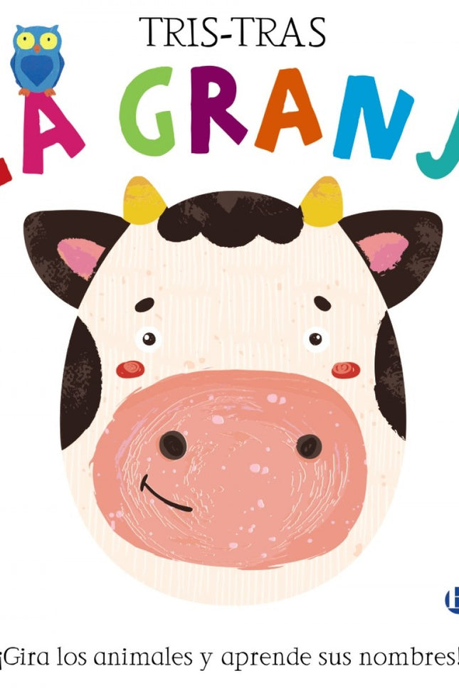 Libro Tris-tras. La Granja: Un original libro, con piezas móviles que giran sobre sí mismas, que estimulará el aprendizaje temprano del niño ayudándolo a adquirir, de forma dinámica y divertida, su primer vocabulario relacionado con los animales de la granja.