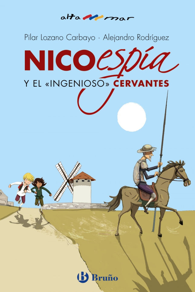 Libro Nico, Espía, Y El «ingenioso» Cervantes: La Enciclopedia mágica envía a Nico a «espiar» a Cervantes, ¡y qué de aventuras encuentra siguiendo al escritor! Nico y su acompañante Mega participan en la gran batalla de Lepanto, escapan del cautiverio de Argel, cabalgan con don Quijote y Sancho Panza, reciben «tomatazos» en el teatro...