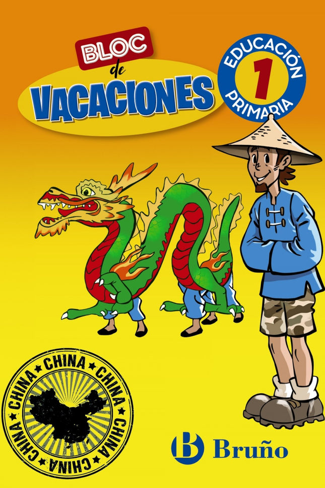Libro Bloc De Vacaciones 1: Acompaña a Roque Macuto, el explorador más divertido e intrépido, en esta gran aventura en China y él te ayudará a repasar Lengua, Matemáticas, Ciencias de la Naturaleza, Ciencias Sociales e Inglés, además de todo lo que aprenderás sobre este apasionante país.