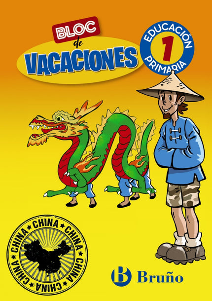 Libro Bloc De Vacaciones 1: Acompaña a Roque Macuto, el explorador más divertido e intrépido, en esta gran aventura en China y él te ayudará a repasar Lengua, Matemáticas, Ciencias de la Naturaleza, Ciencias Sociales e Inglés, además de todo lo que aprenderás sobre este apasionante país.