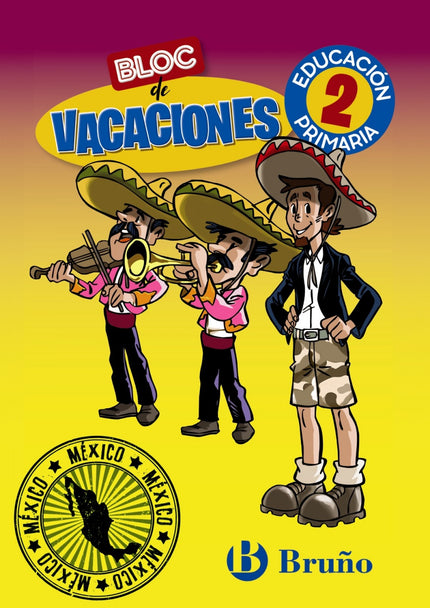 Libro Bloc De Vacaciones 2: Acompaña a Roque Macuto, el explorador más divertido e intrépido, en esta gran aventura en México y él te ayudará a repasar Lengua, Matemáticas, Ciencias de la Naturaleza, Ciencias Sociales e Inglés, además de todo lo que aprenderás sobre este apasionante país.