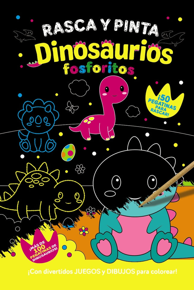Rasca Y Pinta Dinosaurios Fosforitos