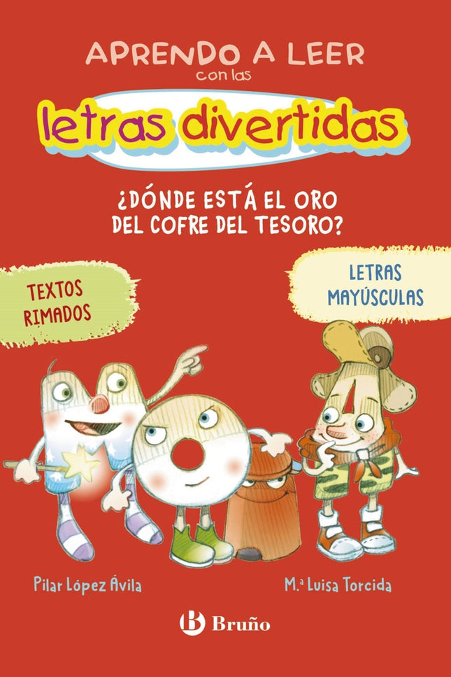 Aprendo A Leer Con Las Letras Divertidas, 1. ¿dónde Está El Oro Del Cofre Del Tesoro?