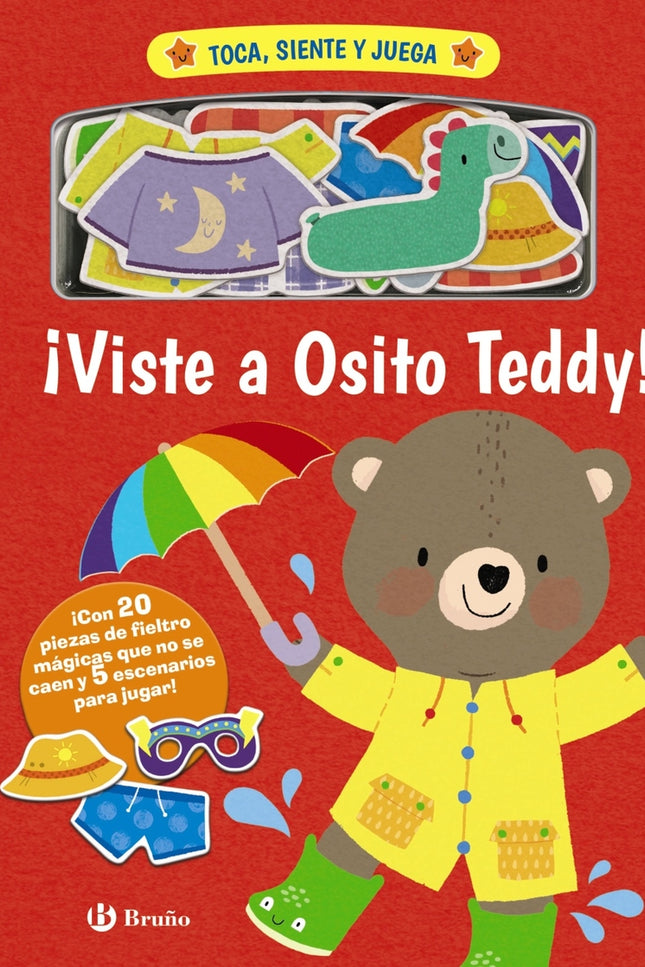 Toca, Siente Y Juega. ¡viste A Osito Teddy!