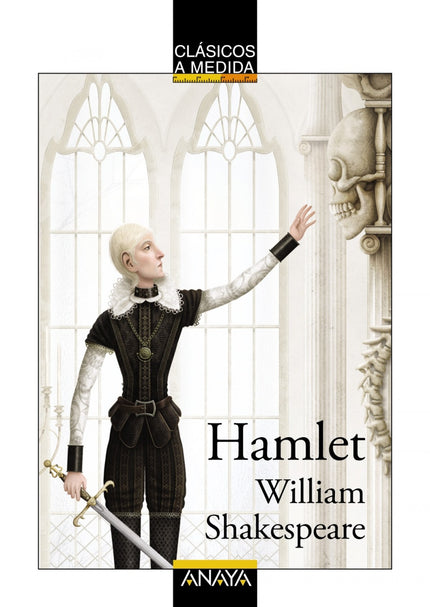 Libro Hamlet: Tras la muerte de su padre, el rey de Dinamarca, el príncipe Hamlet cae en una profunda melancolía, pues s