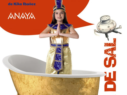 Libro El Baño De Cleopatra: El abuelo de Silvia tiene una tienda de disfraces donde ella y su amigo Julio se reúnen a me