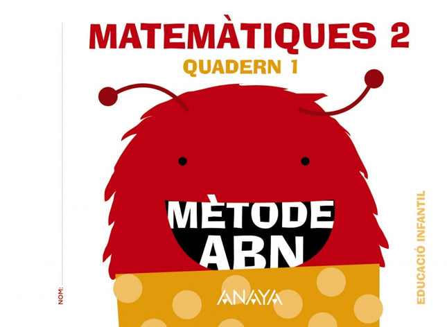 Quadern Matemàtiques 1 *abn* Infantil 4 Anys 2016