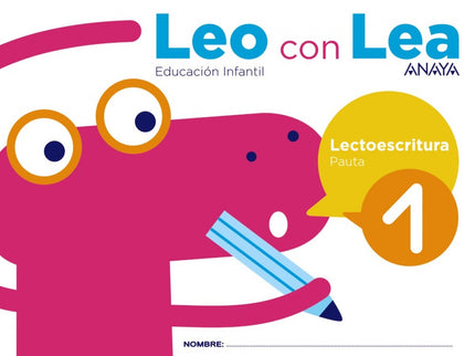 Libro Leo Con Lea 1 Pauta 4 Años: .