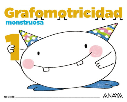 Libro Grafomotricidad Monstruosa 3 Años: .