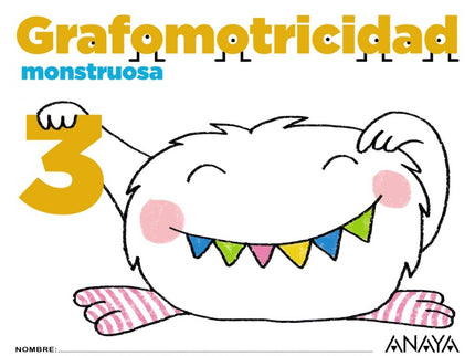 Libro Grafomotricidad Monstruosa 5 Años: .