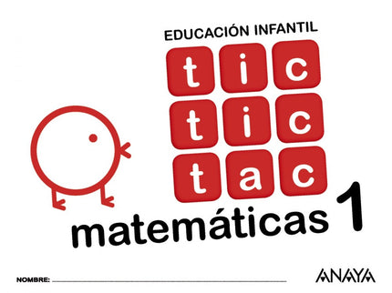 Libro Tic Tic Tac 1 Matemáticas 3 Años: .