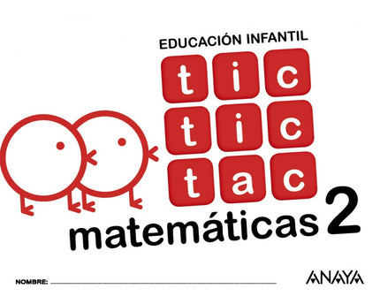 Libro Tic Tic Tac 2 Matemáticas 4 Años: .