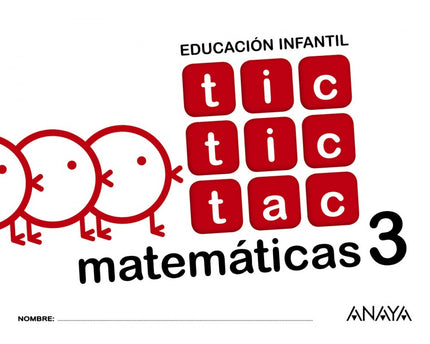 Libro Tic Tic Tac 3 Matemáticas 5 Años: .