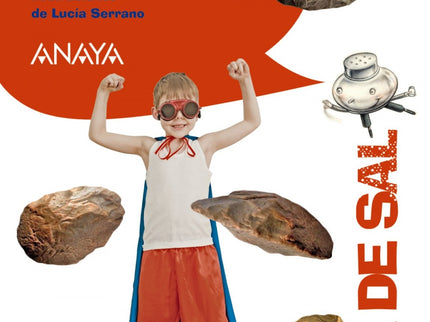 Libro Operación Cavernícola: El superhéroe Lucas y sus amigas Leonor y Natalia viajan a la Prehistoria para ayudar a Roc