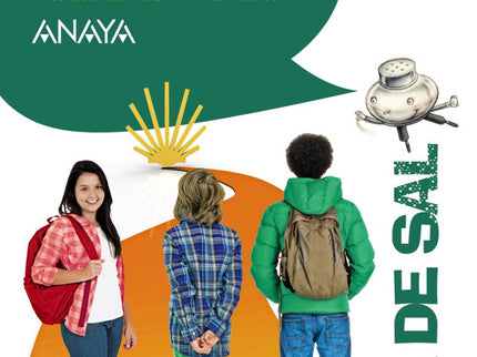 Libro Los Tres Peregrinos: Hana, una niña palestina, Ezra, un niño israelí, y Diego, un niño español, participan en un p