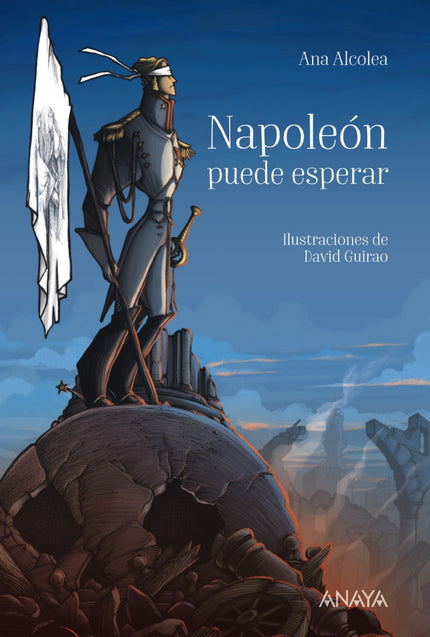 Libro Napoleón Puede Esperar: Pablo acaba de perder a su padre, capitán del ejército, en Afganistán, donde había sido enviado en una misión. Durante el funeral conocerá a los familiares de las otras víctimas, y quedará prendado de Elisabet, cuyo hermano también ha fallecido.