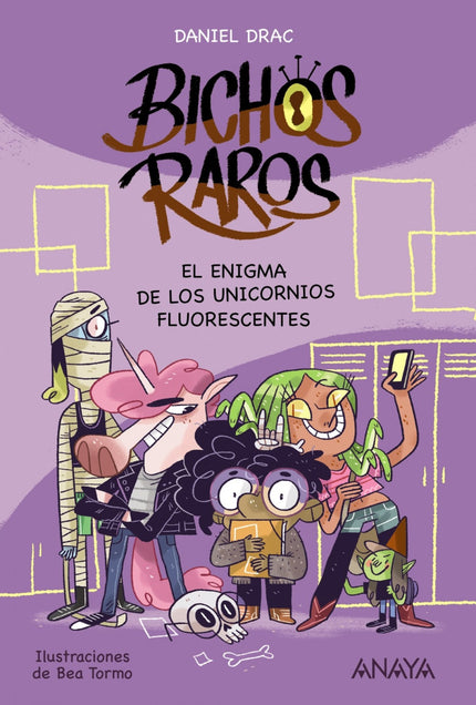 Libro El Enigma De Los Unicornios Fluorescentes: Fantasiburgo es la ciudad secreta de todas las criaturas fantásticas: aquí conviven pacíficamente dragones, unicornios, momias, licántropos, sirenas... Y les va muy bien sin humanos metiendo las narices.