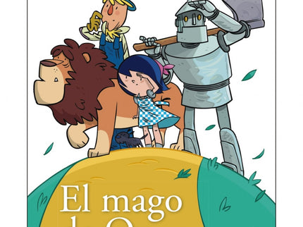 Libro El Mago De Oz: El mago de Oz es el cuento infantil norteamericano más leído y traducido a otras lenguas;por lo tanto, uno de los libros favoritos de los niños de todos los países. La historia nos cuenta el viaje fantástico de Dorothy por el camino de adoquines amarillos hacia la Ciudad Esmeralda, junto a sus compañeros, el espantapájaros, el leñador de hojalata y el león cobarde, en busca del mago de Oz.