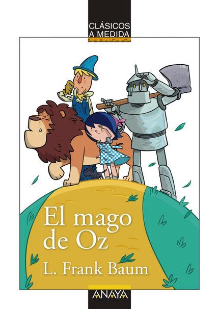 Libro El Mago De Oz: El mago de Oz es el cuento infantil norteamericano más leído y traducido a otras lenguas;por lo tanto, uno de los libros favoritos de los niños de todos los países. La historia nos cuenta el viaje fantástico de Dorothy por el camino de adoquines amarillos hacia la Ciudad Esmeralda, junto a sus compañeros, el espantapájaros, el leñador de hojalata y el león cobarde, en busca del mago de Oz.