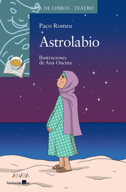 Libro Astrolabio: Premio SGAE de Teatro Infantil 2018Esta es la historia del viaje de Duna, una niña beduina. Un recorrido largo y circular, un periplo de ida y vuelta que llevará a su protagonista a los lugares más remotos e insospechados.