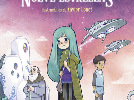 Libro Cuenta Nueve Estrellas: Premio Lazarillo 2018 de Creación Literaria. Una novela de ciencia ficción que trata temas como la tolerancia y la diversidad.