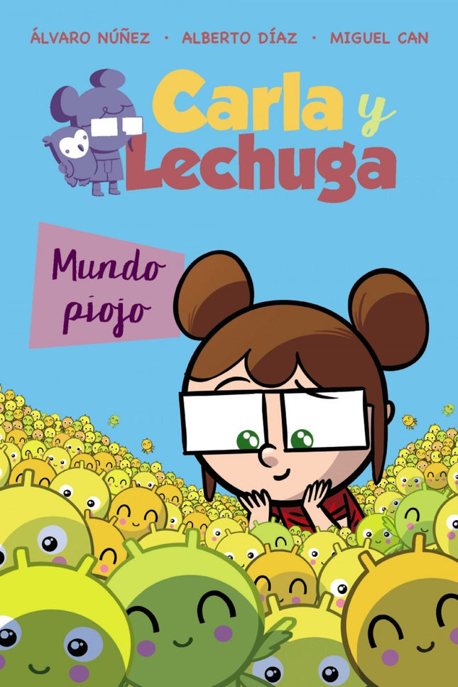 Libro Mundo Piojo: Las aventuras de Carla antes de convertirse en Lechuza Detective. Carla es una amante de los animales.