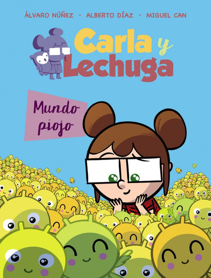 Libro Mundo Piojo: Las aventuras de Carla antes de convertirse en Lechuza Detective. Carla es una amante de los animales.