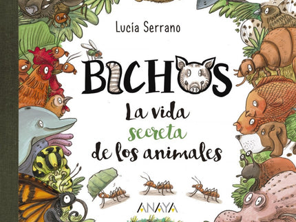 Libro Bichos: ¿Te has preguntado alguna vez cómo son realmente los animales que conocemos?Estamos rodeados de muchos tipos de animales, por aquí y por allá. Los encontramos en nuestro entorno más cercano o en lugares más lejanos.