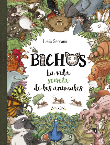 Libro Bichos: ¿Te has preguntado alguna vez cómo son realmente los animales que conocemos?Estamos rodeados de muchos tipos de animales, por aquí y por allá. Los encontramos en nuestro entorno más cercano o en lugares más lejanos.