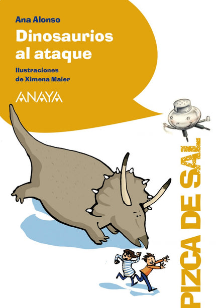 Libro Dinosaurios Al Ataque: Descubre un montón de cosas sobre las distintas clases de dinosaurios, su aspecto, sus características y su forma de vida.Nacho y María van con su abuela Silvia a visitar a Augusto, su amigo científico, que quiere presentarles a su nueva mascota. Se llama Regina, y es una tiranosauria.