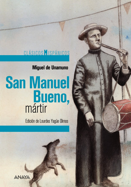 Libro San Manuel Bueno, Mártir: Una novela considerada la cima de la narrativa de Unamuno y síntesis de las preocupaciones esenciales del autor La novela narra, con un lenguaje lleno de fuerza y sinceridad, el desgarro interior de un sacerdote que ha perdido la fe. El protagonista finge creer en Dios para salvar de la desolación que él mismo padece a sus feligreses, y llegará incluso a alcanzar fama de santo.