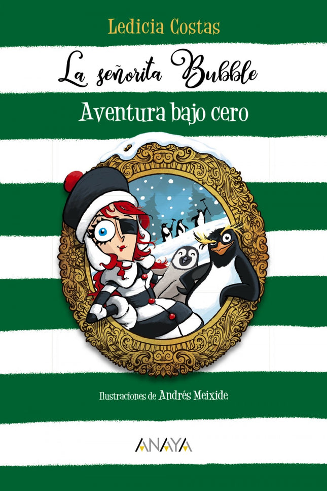 Libro La Señorita Bubble: Aventura Bajo Cero: Una nueva aventura de Bubble, la genial inventora, que en esta ocasión se enfrentará a un Papá Noel malvado. La señorita Bubble y Vincent viven ahora en Laponia, donde dan refugio a un montón de pingüinos.