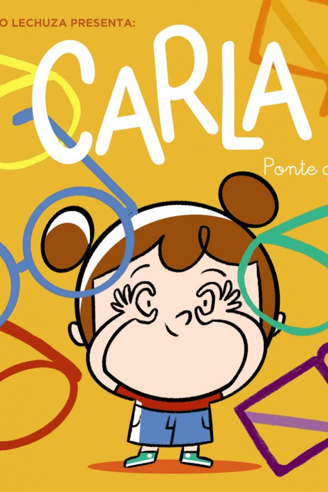 Libro Carla, Ponte Gafas: Carla, la futura Lechuza Detective, necesita ponerse gafas, que se convertirán para siempre en su seña de identidad.Con los textos en dos tipografías (mayúscula y ligada) para los que están empezando a leer.Carla no deja de confundir unas cosas con otras. Está claro que no ve bien, así que deberá pasar por la óptica para ponerse gafas.
