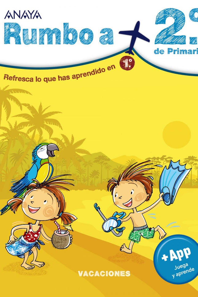 Libro Rumbo A... 2º.: Refresca lo que has aprendido en 1.º y acompaña a Alba y a Lucas en su viaje por el Caribe y navega con los piratas mientras te preparas para 2.º de Primaria con este cuaderno organizado por materias que, además, incluye un código para acceder gratuitamente a una aplicación educativa para aprender matemáticas, lengua o lógica de una manera divertida.