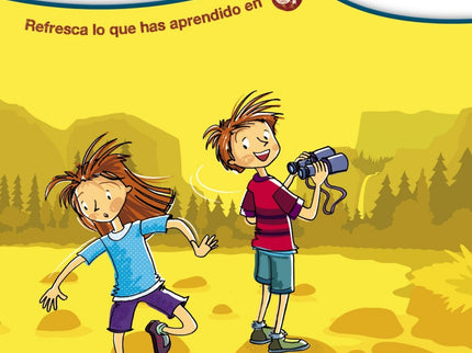 Libro Rumbo A... 6º.: Refresca lo que has aprendido en 5.º y acompaña a Alba y a Lucas en su viaje por los parques nacionales de Estados Unidos, como el de Yellowstone y el de los Volcanes de Hawái, mientras te preparas para 6.º de Primaria con este cuaderno organizado por materias que, además, incluye un código para acceder gratuitamente a una aplicación educativa para aprender matemáticas, lengua o lógica de una manera divertida.