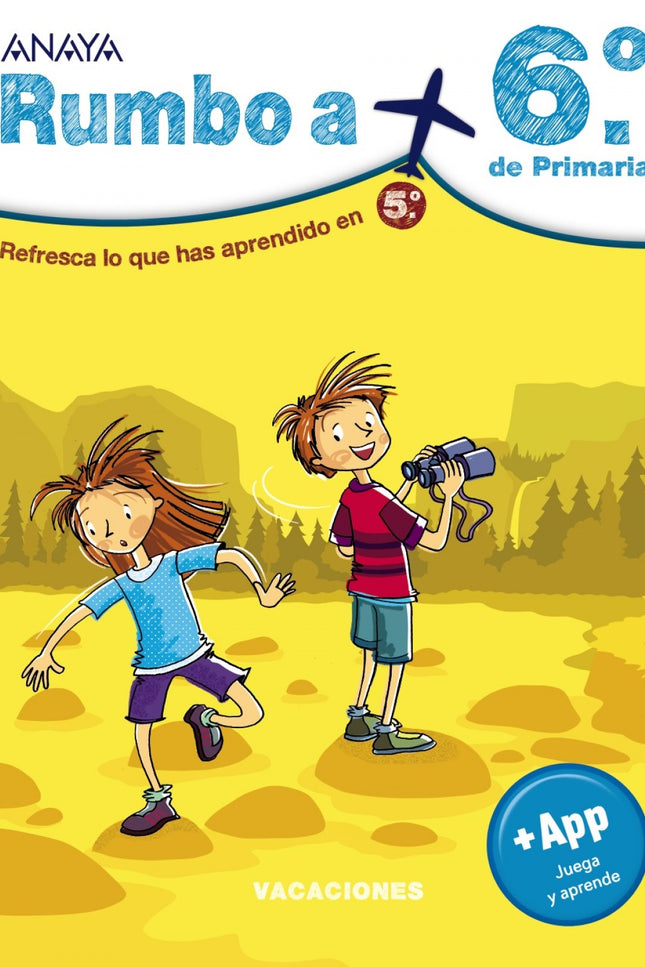 Libro Rumbo A... 6º.: Refresca lo que has aprendido en 5.º y acompaña a Alba y a Lucas en su viaje por los parques nacionales de Estados Unidos, como el de Yellowstone y el de los Volcanes de Hawái, mientras te preparas para 6.º de Primaria con este cuaderno organizado por materias que, además, incluye un código para acceder gratuitamente a una aplicación educativa para aprender matemáticas, lengua o lógica de una manera divertida.