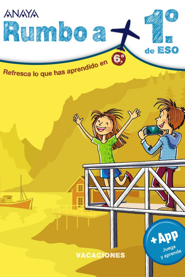 Libro Rumbo A... 1º Eso.: Refresca lo que has aprendido en 6.º y acompaña a Alba y a Lucas en su viaje por países del norte de Europa, como Finlandia y Noruega, y descubre la cultura de los inuits mientras te preparas para la ESO con este cuaderno organizado por materias que, además, incluye un código para acceder gratuitamente a una aplicación educativa para aprender matemáticas, lengua o lógica de una manera divertida.
