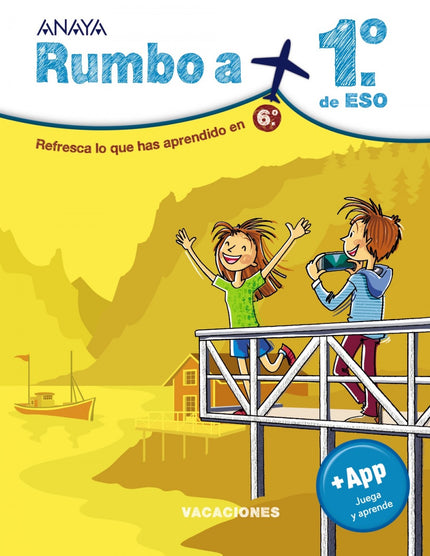 Libro Rumbo A... 1º Eso.: Refresca lo que has aprendido en 6.º y acompaña a Alba y a Lucas en su viaje por países del norte de Europa, como Finlandia y Noruega, y descubre la cultura de los inuits mientras te preparas para la ESO con este cuaderno organizado por materias que, además, incluye un código para acceder gratuitamente a una aplicación educativa para aprender matemáticas, lengua o lógica de una manera divertida.