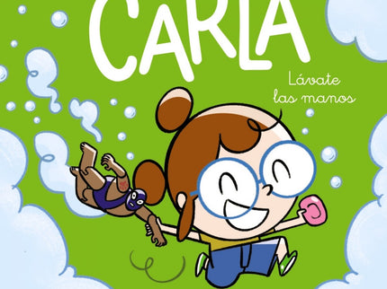 Libro Carla, Lávate Las Manos: Carla, el célebre personaje de Lechuza Detective, enseña a los más pequeños sencillos actos cotidianos que sirven para prevenir todo tipo  de enfermedades. Con los textos en dos tipografías (mayúscula y ligada) para los que están empezando a leer.Garra Poderosa tiene tos, así que Carla debe cuidarle.