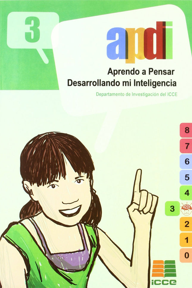 Libro Apdi 3.(aprendo Pensar Desarrollando Inteligencia): Del nivel 0 (Infantil) al 8 (2º de ESO), esta colección es un 